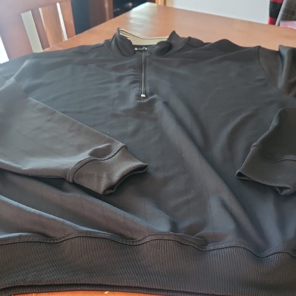 FootJoy Men's Black Quarter-Zip Sweatshirt